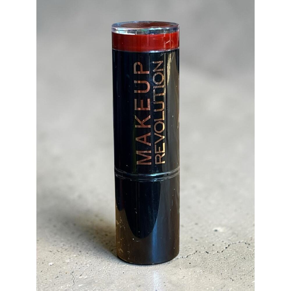 Revolution Amazing Lipstick Reckless Deep Red Creamy Hydrating Full Coverage